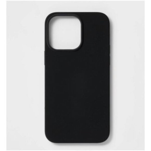 Heyday Magnetic Silicone Case for iPhone 14 Pro Max Black Cover - Picture 2 of 4